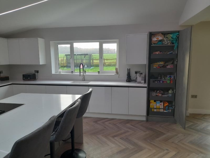 Large Build In Kitchen Cupboard