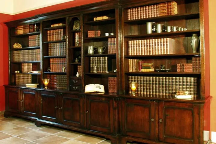 Dark Wood Bookcase