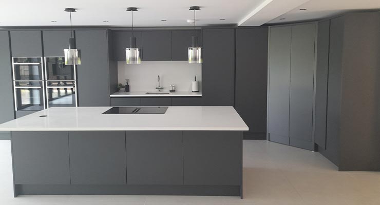 Large Light Grey Kitchen