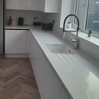 White Kitchen Counter